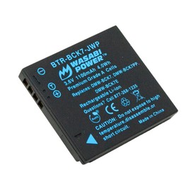 Wasabi Power Battery for Panasonic DMW-BCK7, NCA-YN101G and Panasonic Lumix Cameras