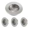 HOMOTEK 4 Pack Round Sliding Closet Door Handles Diameter 2-1/2