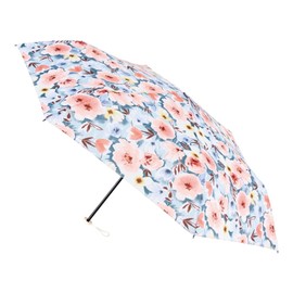 [Moonbat] Esta Rain Umbrella, Folding Umbrella, UV Protection, Windproof, Compact, Print 10318, 10319, 10320, 10321, 10322, red