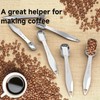 18/8 Heavy Duty Stainless Steel Metal Measuring Spoons Set for