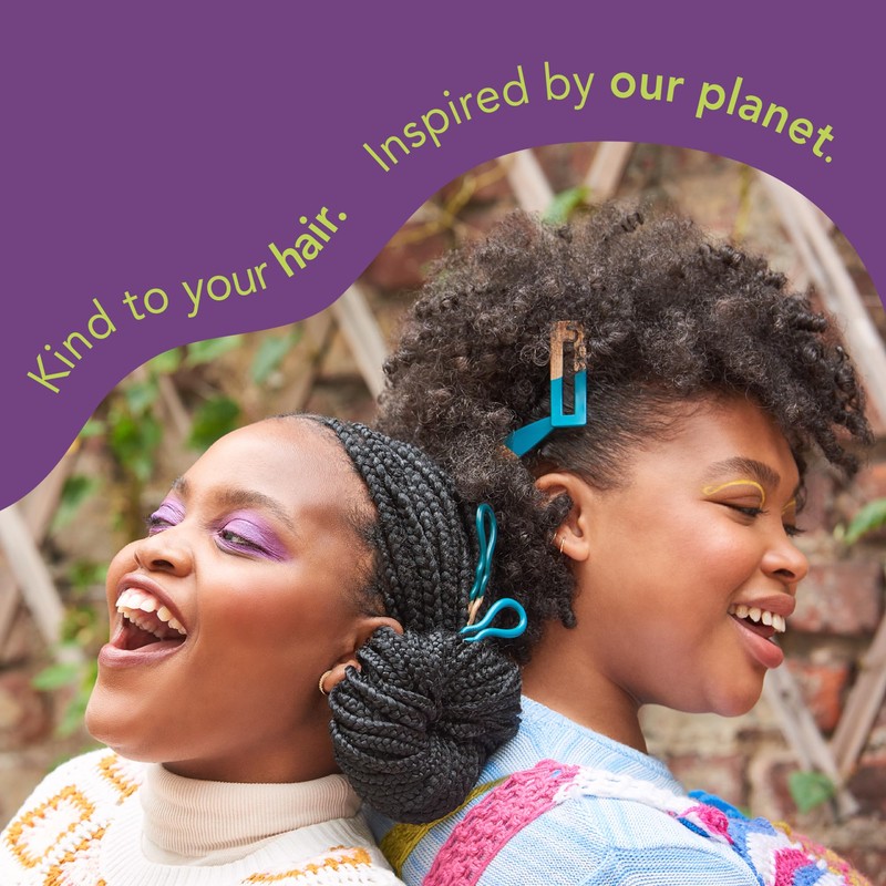 GOODY Planet SlideProof Claw Clips 2ct Black and Cream