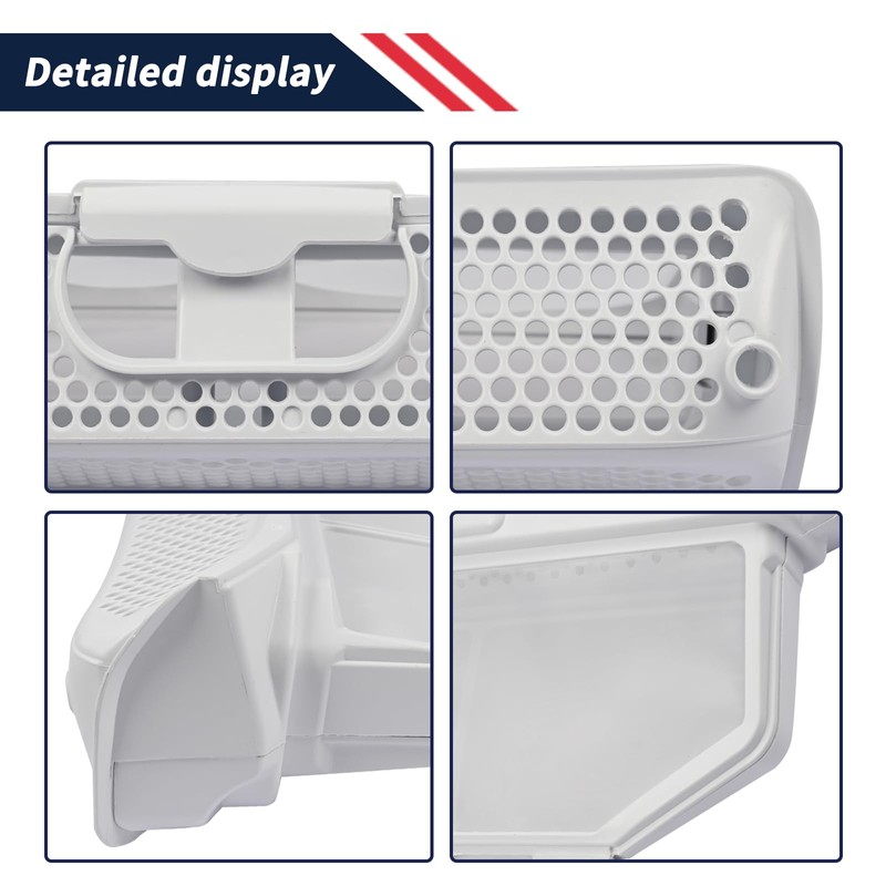 Promrmr 00752387 Dryer Lint Screen Filter Assembly Compatible with Bosch