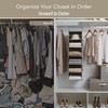 StorageWorks 6-Shelf Closet Organizers, Two 3-Shelf Separable Hanging Shelves for