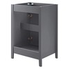Modway EEI-3875-GRY Nantucket 24" Bathroom Vanity Cabinet in Gray (Sink