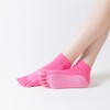 Women's All-Season Workout Yoga Grip Toe Socks Size/Five-Toe Blue 20ea