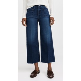 PAIGE Women's Anessa Jeans with Set in Pockets, Praline, Blue, 28