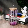 AGH 16oz Sublimation Snow Globe Glass Can Shaped Tumblers with