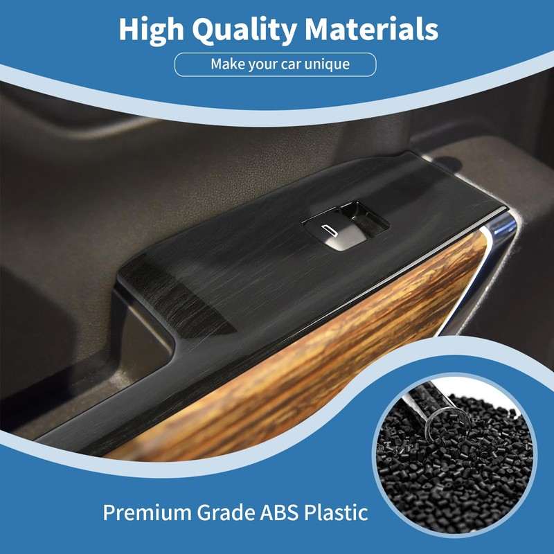PDKLIN for Silverado Window Switch Door Panel Trim Cover for