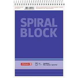 Brunnen 1055471 Spiral Notepad A5 Lined 50 Sheets 60 g/m² Perforated
