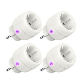 UCOMEN Zeitschaltuhr Wlan Steckdose mit Strommessung,16A Smarte Steckdose Alexa für Smart Home,2.4GHz, Smart Life APP, 4er Pack
