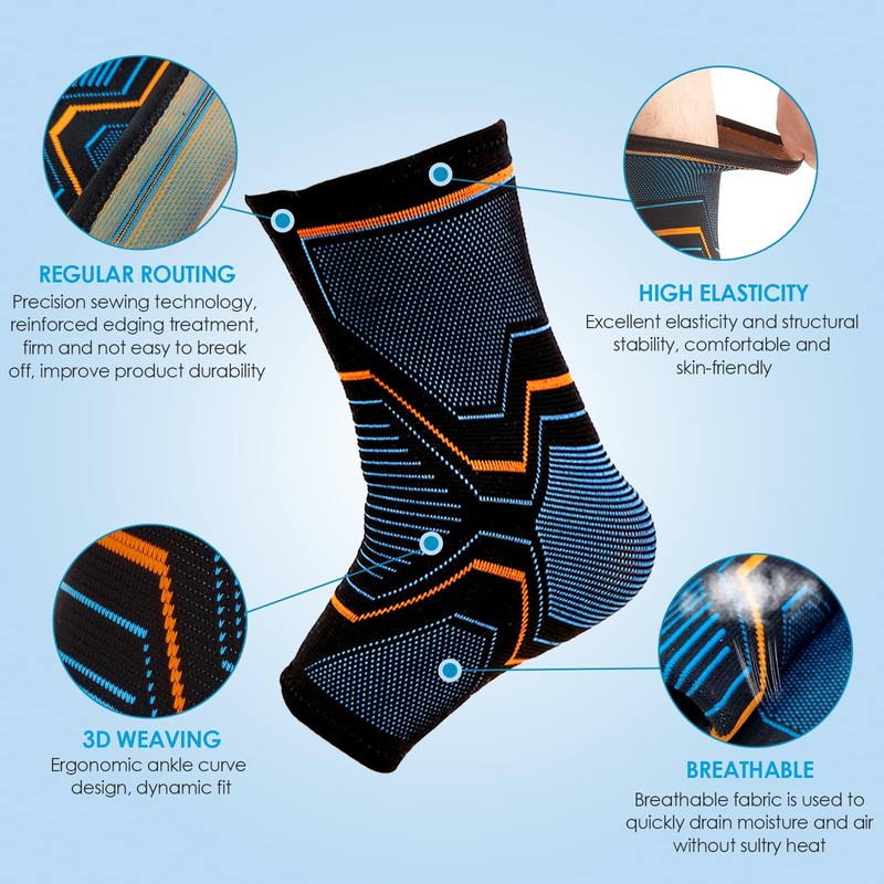 Usmlicer Professional Sports Ankle Brace, Ankle Brace, Compression Socks, Highest