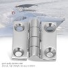 Alomejor Four Hole Boat Hinge 316 Grade Stainless Steel Square