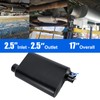 Floshine Universal Mufflers, Two Chamber 2.5'' offset inlet (ID) 2.5''