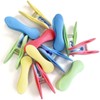 Clothespins Strong Non-marking Plumer Sweet Clips, Pack of 12, Colorful