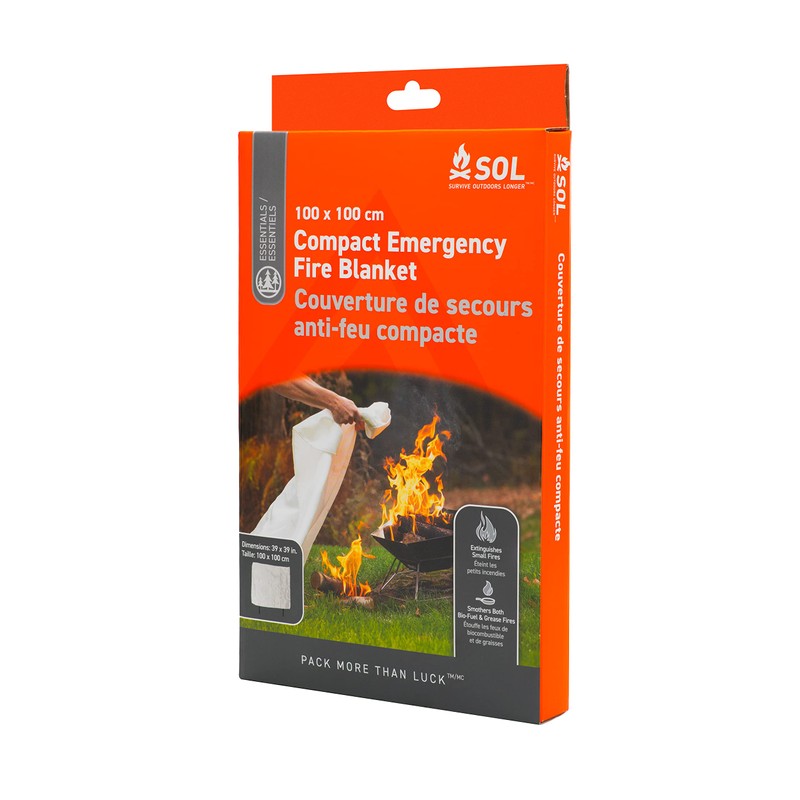 Survive Outdoors - Manta de emergencia para incendios más larga,
