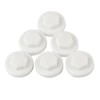400 Pack White 8mm Roofing Screw Caps – Durable Plastic