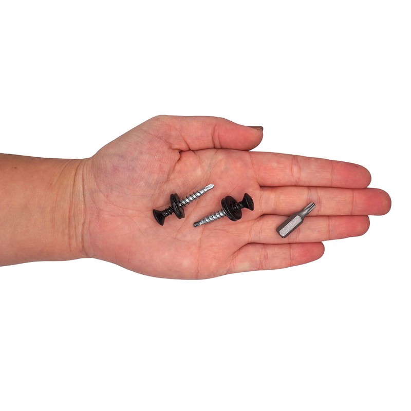SKIR'CO (25 pcs) Metal Roofing Screws, 4.8 x 35 mm
