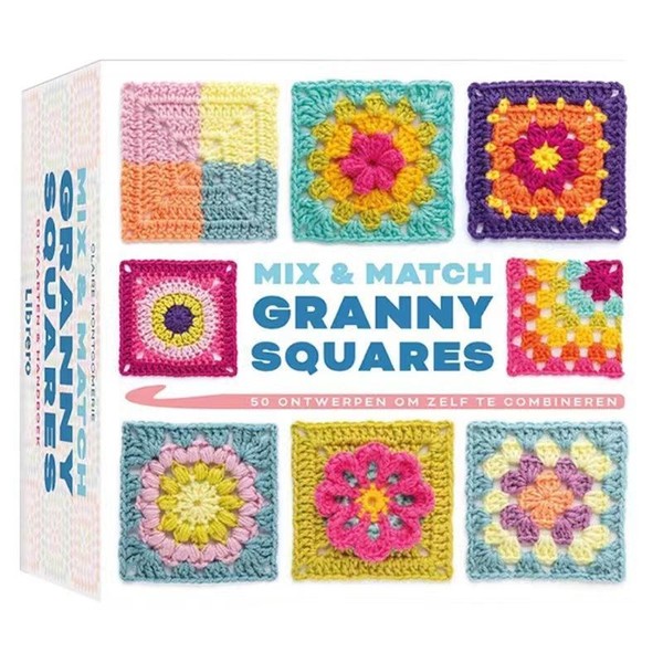 Cartoon Square Crochet Kit, 1 Set Colorful Crochet Kit with