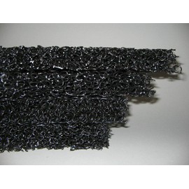 Green Vista Water Gardens Matala Black 4-Pack Pond Filter Mat - 19" x 24" - Low Density Media Pad