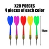 KVBUCC 20 Darts, Plastic Darts, Game Darts, Soft Darts, Professional