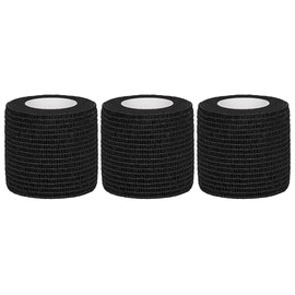 Aurum and Adorn Bandage Wrap 3 Rolls 5cm x 4.5m Bandage for Knee Wrist Ankle Sprain Sports Tape Roll Tattoo Grip Tape Vet Wrap Elastic Pet Bandages