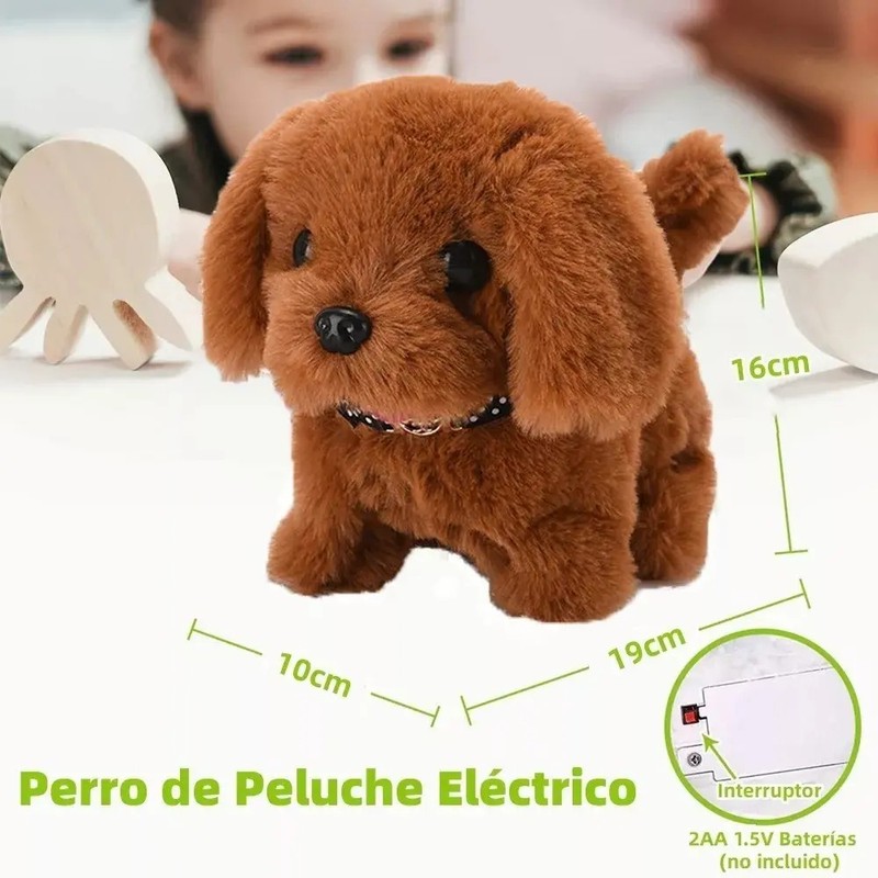 Perro Robots De Juguete Labrador Peluche,ladra Y Camin