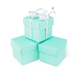 Super Z Outlet Mini Small Square Cube Robin's Egg Blue Gift Boxes with Lids for Party Favors, Decoration, Weddings, Birthdays, and more. 2" x 2" x 2" in Size. (10 Pack)