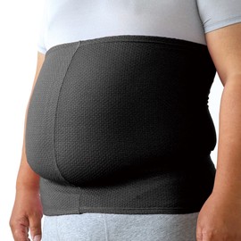 [Cyplus] Protruding Belly Wrap - Hard to roll up even with a protruding belly, curved shape accommodating loose belly, stretchable design, heat-generating warming fiber, thin belly wrap