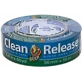 DK Duck Brand Clean Release Painter's Tape for Masking & Painting, 1.41" x 60-yd...