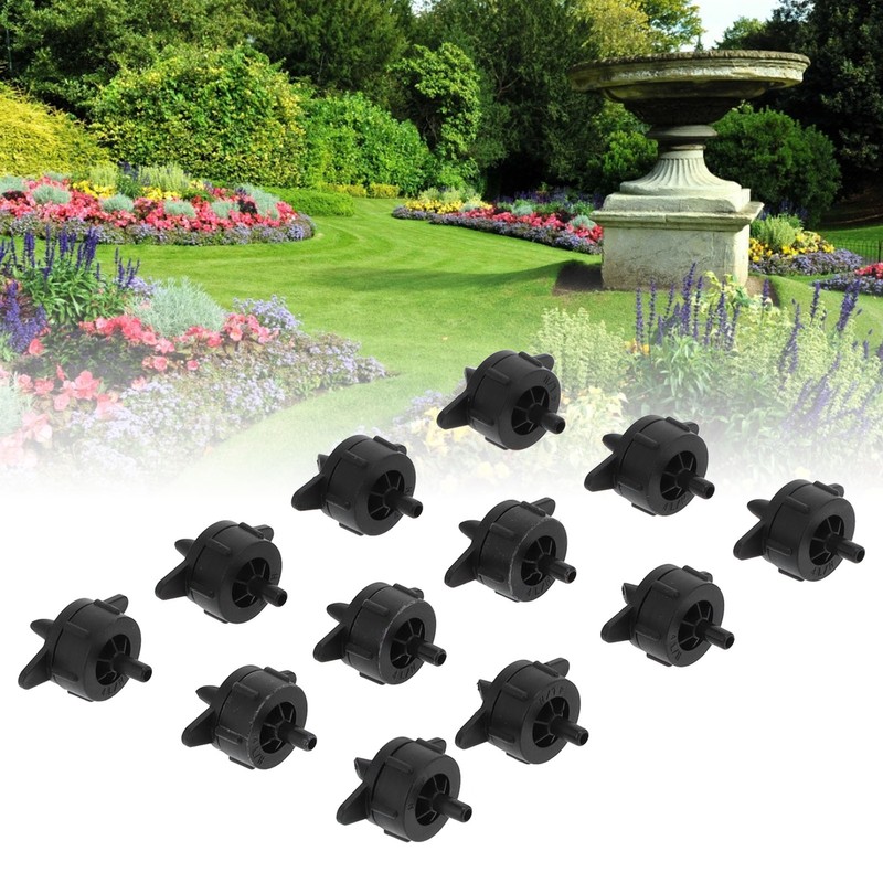 100Pcs 4L Pressure Compensating Drip Emitters Detachable Irrigation Dripper Nozzle