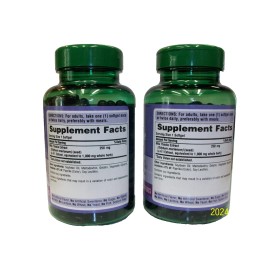 Puritan's Pride Milk Thistle (Silymarin) 1,000 mg 180 Softgels (2 Btl.)