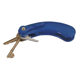 Homecraft Key Turner, Blue, Three Key, Daily Living Aid for Holding, Inserting, & Turning Keys, Key Grip Device for Eldlerly, Handicapped, & Disabled Individuals, Limited Grip & Hand Function Tool
