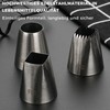 TAKUZA Icing Nozzles Large Set of 4, Professional Piping Nozzles