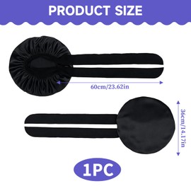 Lotnery Satin Bonnet for Women - Cool, Breathable Single Layer Silk Sleeping Cap with Adjustable Tie Band, Night Hair Protector for Curly Hair | Reusable for Daily Use, Gym, Yoga & Beauty Routines