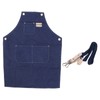 Cotton Canvas Apron Adjustable Cross Back Apron Kitchen Cooking Apron