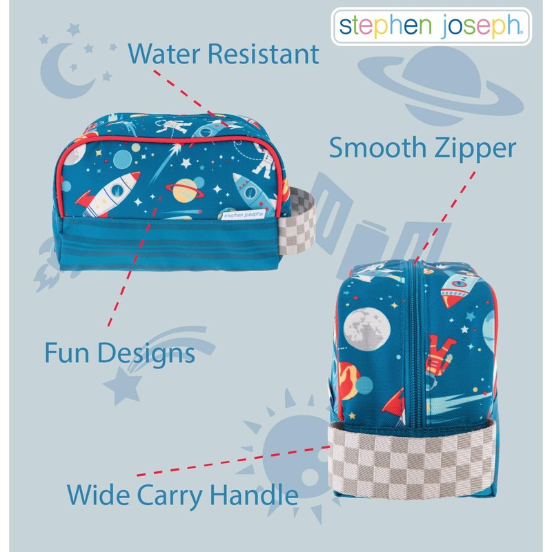 Stephen Joseph, Kids Toiletry Bag, Boys and Girls Dopp Kit,