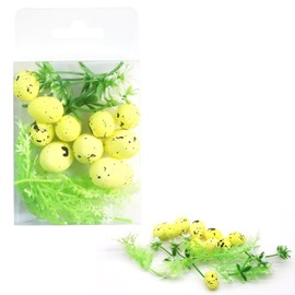 ALLY-MAGIC Easter Egg Decorations, Mini Easter Foam Egg DIY Easter Party Home Decor Favors Supplies Easter Crafts Easter Gifts for Children Y6-HZBDD