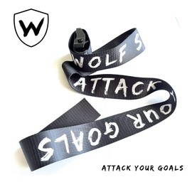 Wolf Nordic Curl Strap - Easy to use Nordic Hamstring Curl-Leg Curl Attachment. Replaces Hamstring Curl Machine, Nordic Stick, & Nordic Benches. Durable ATG Equipment Nordic Strap for Leg Strength.