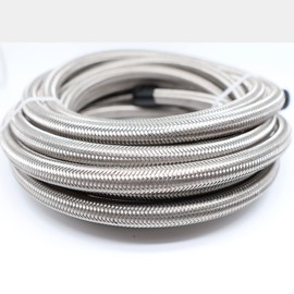 AN6 AN-6 6 AN Stainless Steel PTFE Ethanol E85 Fuel Hose Oil Gas Line Price fo 20FT