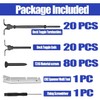 CKE 20 Pairs 1/8" Black Cable Railing Hardware Kit Swage