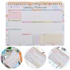 SEWACC Weekly Planner with Spiral Binding Weekly Notepad Projects Planner