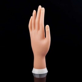 Newadjustable Nail Art Model Fake Hand for Training and Display Painting Practice Tool