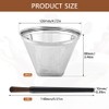 TILZIKA Reusable Cone Coffee Filter 2 Pack for Cuisinart Brewers
