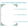 (3-Pack) Letter Size Lined Refill Paper, 3-Hole Punched Ruled Filler