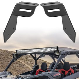 Nilight Light Bar Mounting Brackets for 42-45 Inch LED Bars UTV Roof Upper Windshield Compatible with Can-am Maverick X3 MAX All Models 2017 2018 2019 2020 2021 2022 2023 2024