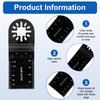 10 Pcs Multi Tool Blades for Oscillating Tools, 35mm Wide