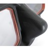 SEAC Unisex-Adult Raptor kleinvolumige Maske zum Freitauchen und Speerfischen, schwarz/rote,