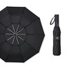 MRTLLOA 54/62 Inch Large Folding Golf Umbrella, Oversize Double Canopy
