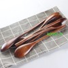 Spoons Set of 5 22cm Unpasted Natural Wood Spoons AOOSY