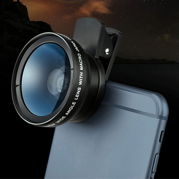 2 in 1 Cell Phone Lens Kit, 0.45X Wide Angle